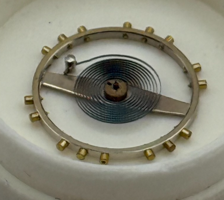 AS 1700-3 Balance Wheel Complete And Spring  Inca  Watch Movement Parts NOS