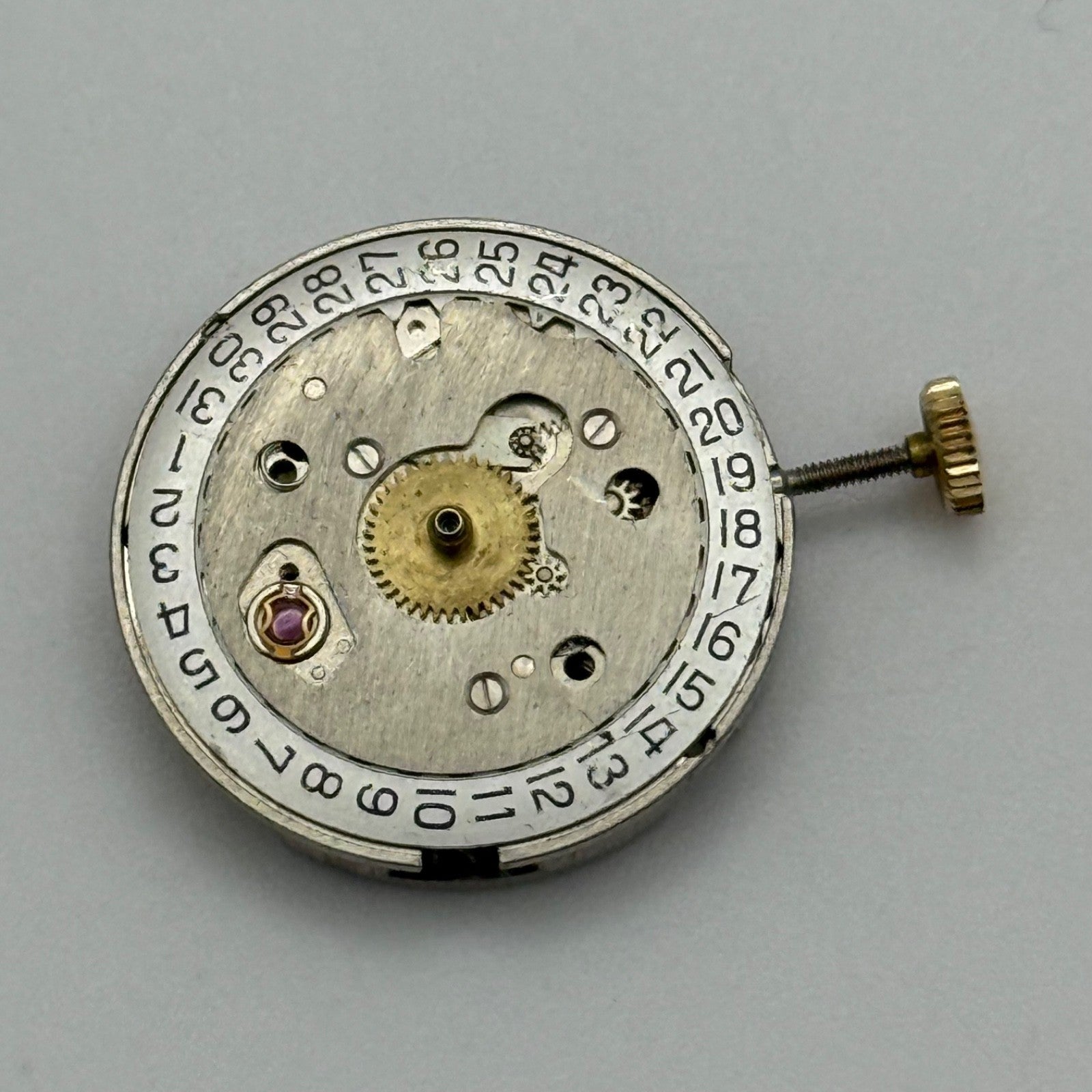 Felsa 783 Watch Movement Running Manual Wind Vintage For Parts Or Repair 19.6mm
