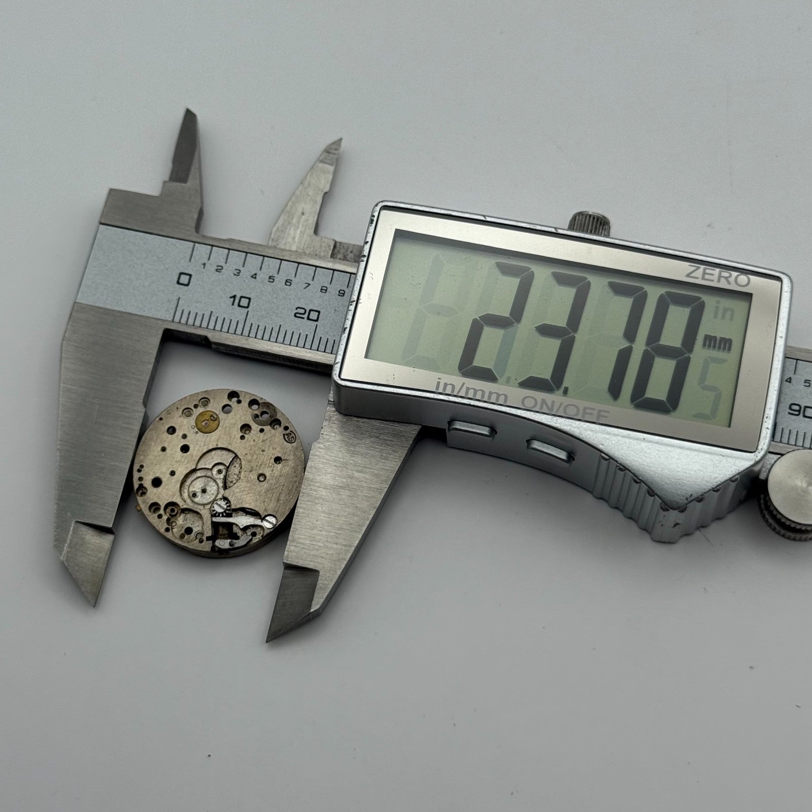 AS A Schild Watch Movement Manual Wind Vintage Swiss Parts Repair Spares 23.7mm