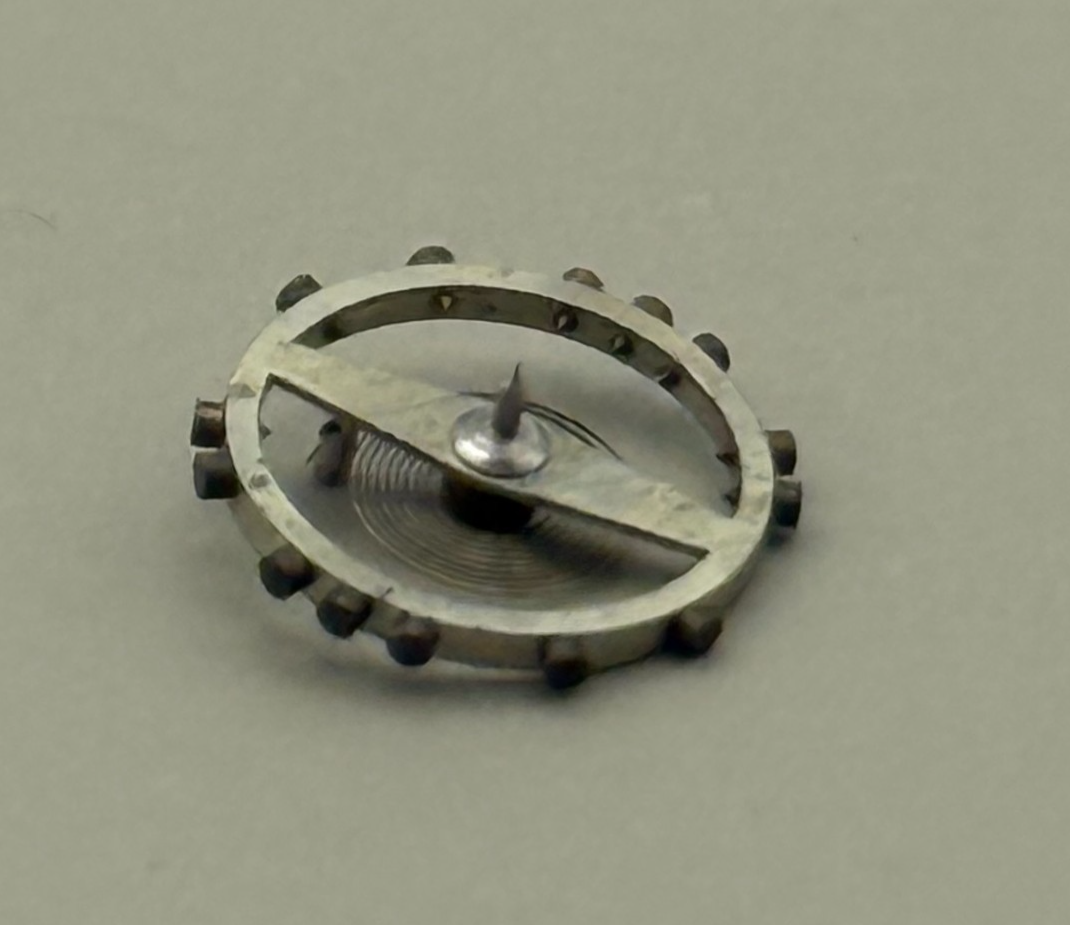 FEF 370 371 Balance Wheel Complete And Spring 176 Watch Movement Parts NOS