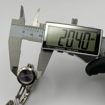 Infinite Ladies Quartz Watch Silver Tone Bracelet Japan Working 20mm 6.75 Inches