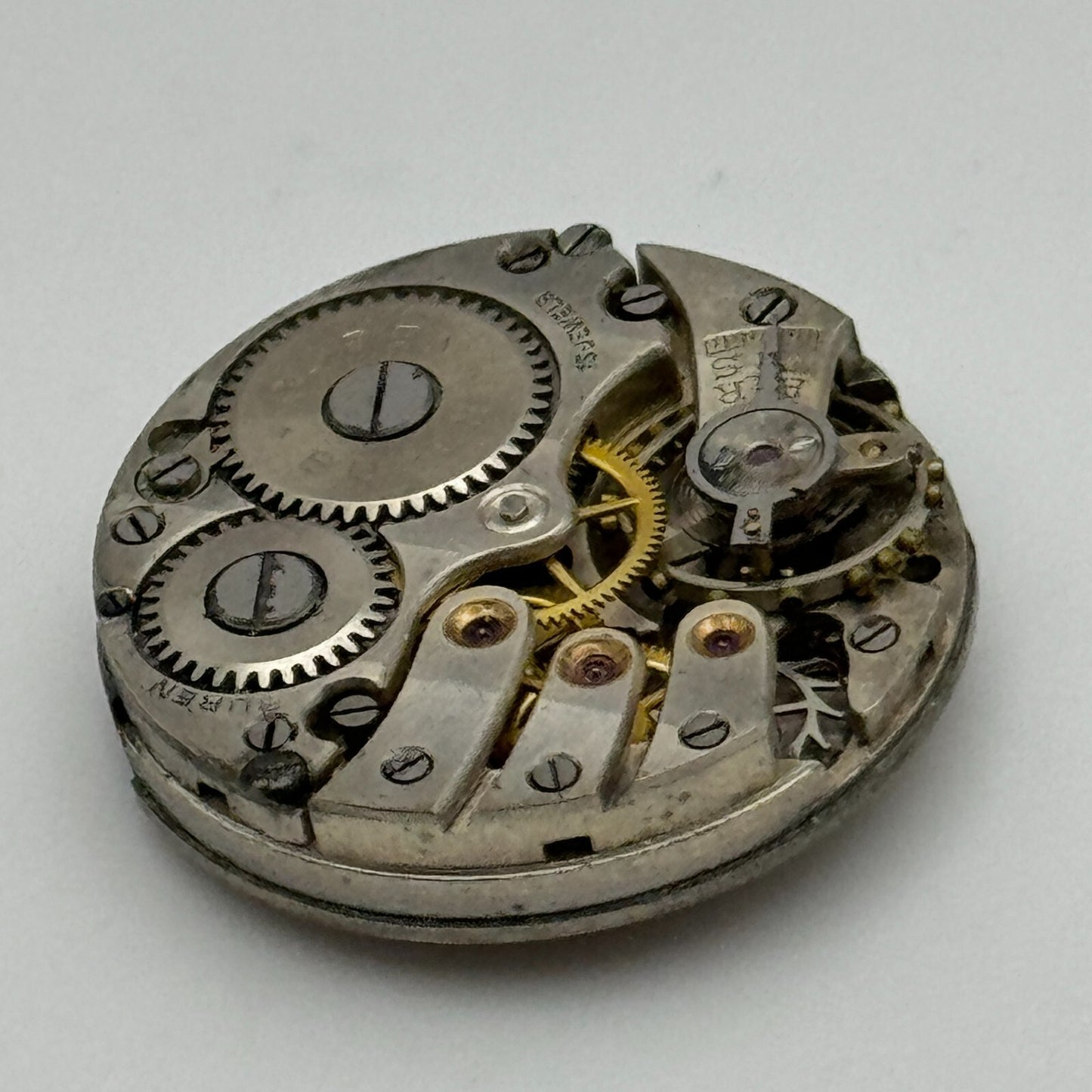 23.6mm Buren Dawsons LTD Dunedin Manual Wind Watch Movement Swiss Vintage PARTS