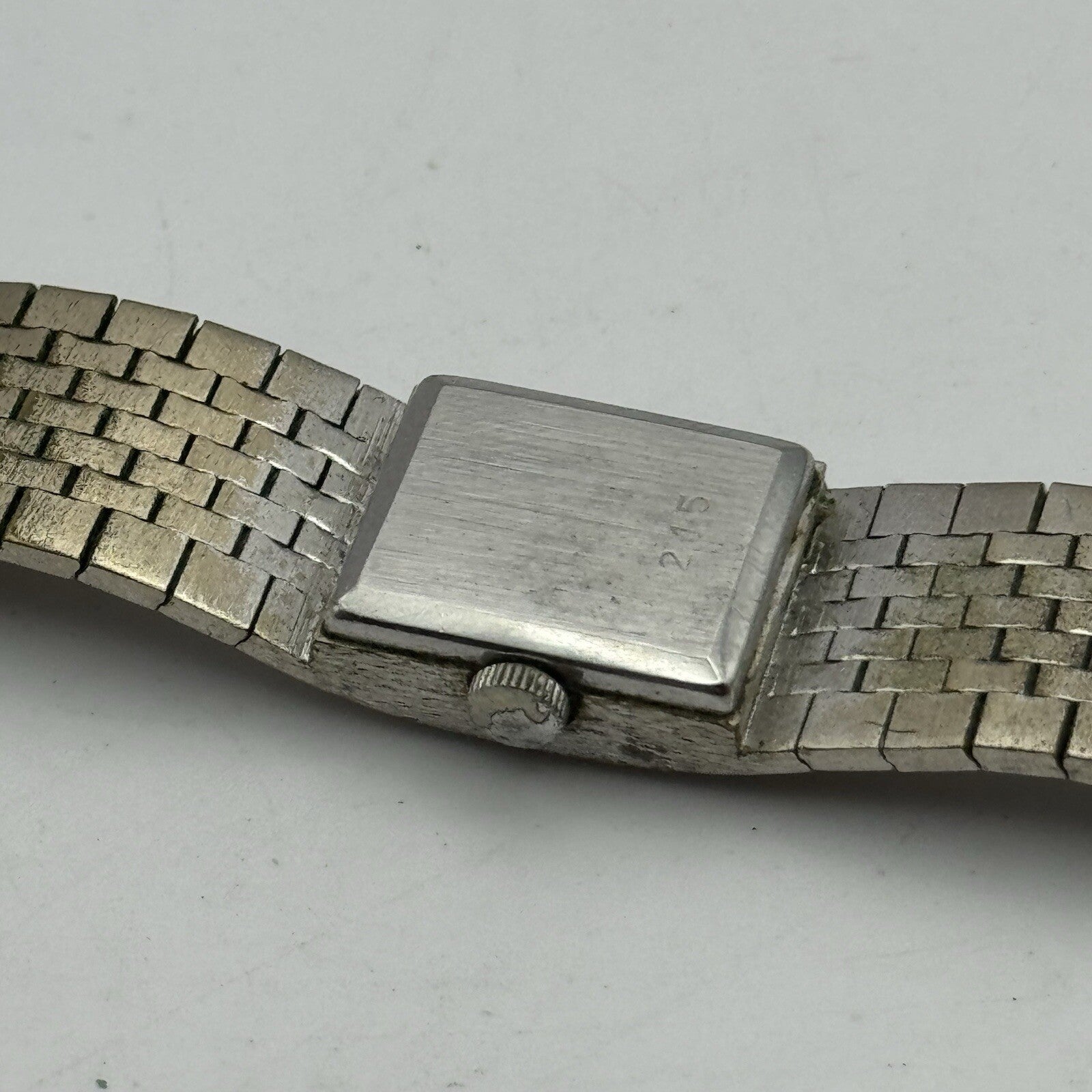 16mm Ladies Rotary Silver Tone Swiss Manual Wind Vintage Watch NOT KEEPING TIME