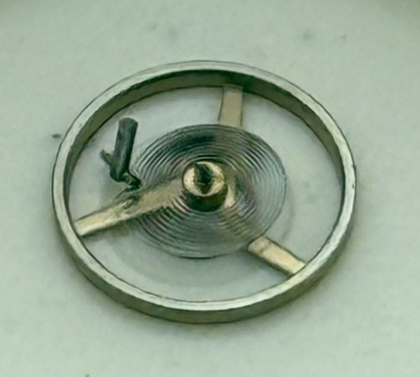 AS 1677 Balance Wheel Complete And Spring 5''' 1417 M Watch Movement Parts NOS