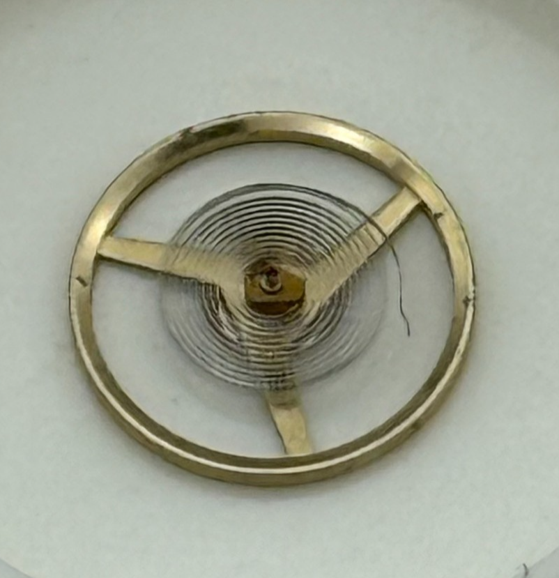 AS 1677 Balance Wheel Complete And Spring Inca 1224 M Watch Movement Parts