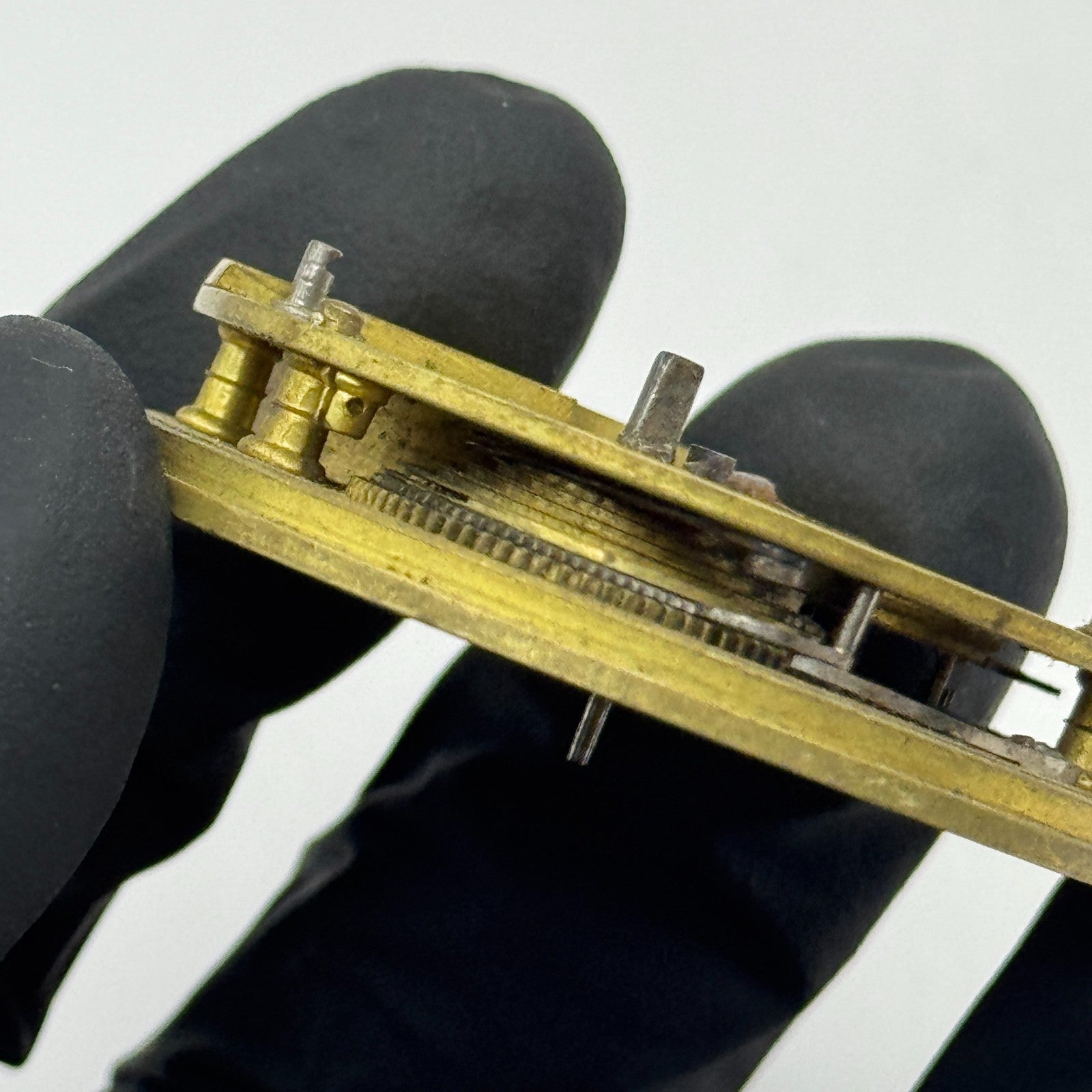 Fusee Pocket Watch Movement Antique English Key Wound Parts Repair Spares 46.4mm