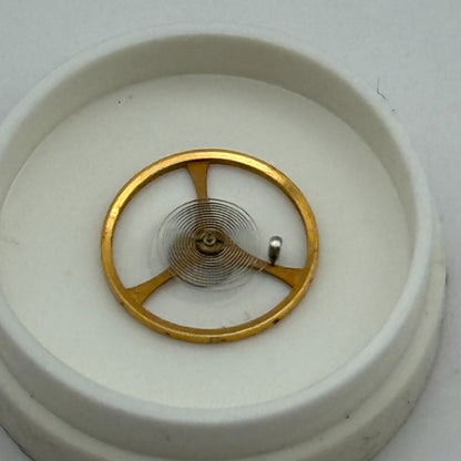 ETA 2512 Balance Wheel Complete And Spring 7¾’’’ 1454 M Watch Movement Parts 