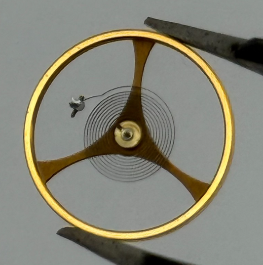 ETA 2390 Balance Wheel Complete And Spring  1599 M Watch Movement Parts NOS