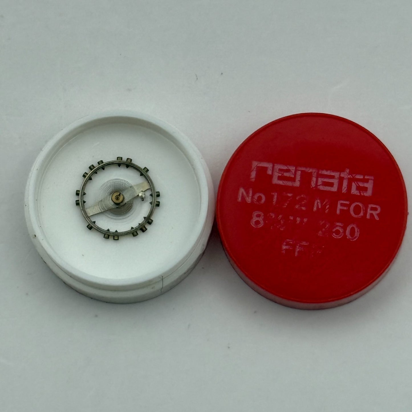 FHF 250 Balance Wheel Complete And Spring  8¾’’’ 172 Watch Movement Parts NOS