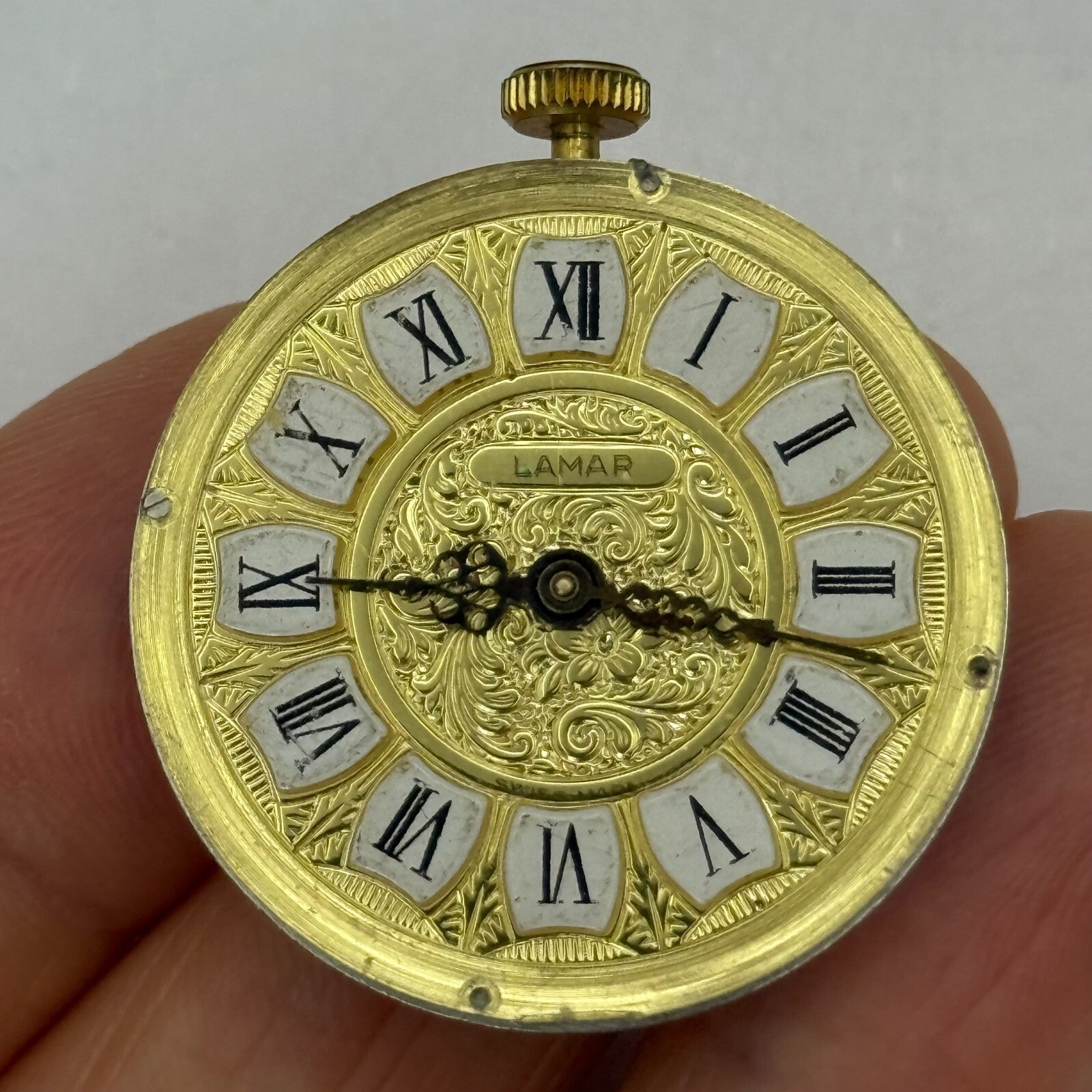 26.1mm Lamar Constructa Beautiful Dial Pendant Manual Wind Watch Movement PARTS