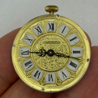 26.1mm Lamar Constructa Beautiful Dial Pendant Manual Wind Watch Movement PARTS