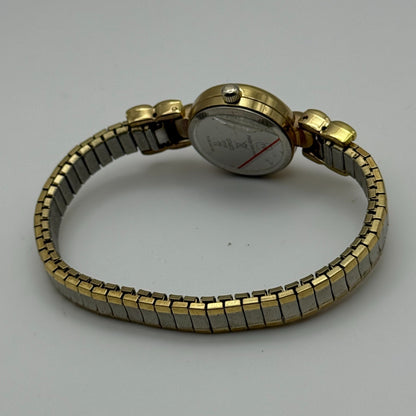 21mm Working Ladies Two Tone Philip Mercier S565S Quartz Watch Expandable Strap