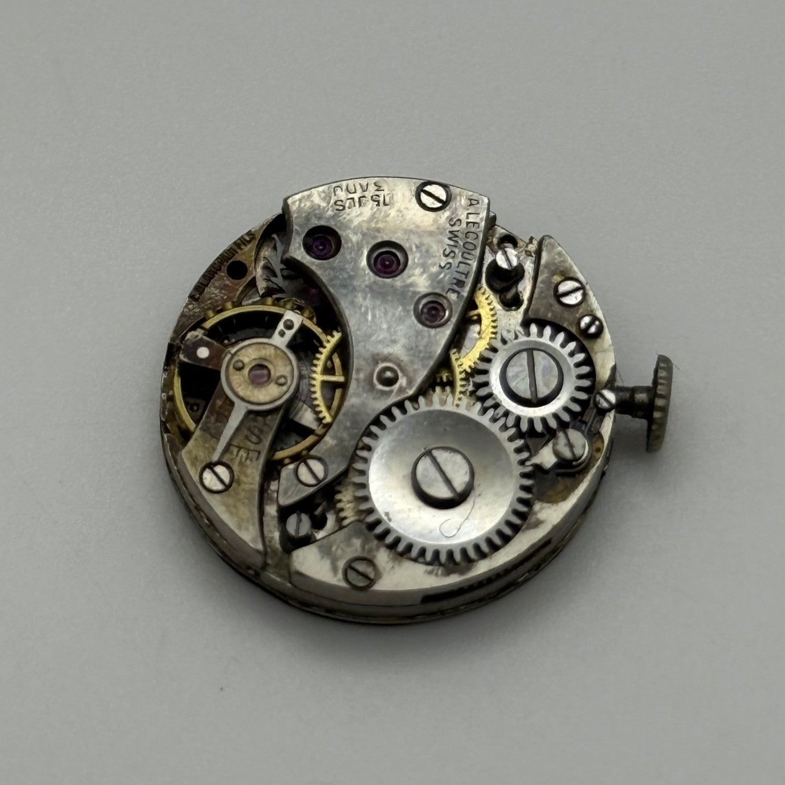A Lecoultre E Blancpain Fils Watch Movement Manual Wind Vintage Parts 20.9mm