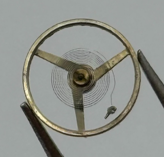 FEF 370 Balance Wheel Complete And Spring Inca Renata 1169 Watch Movement Parts 