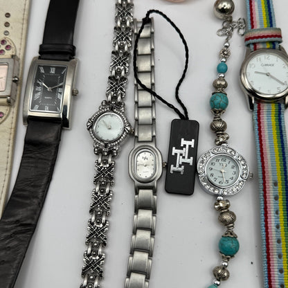 Bundle Of 15 Quartz Watches Job Lot Modern / Vintage Untested Parts / Repair