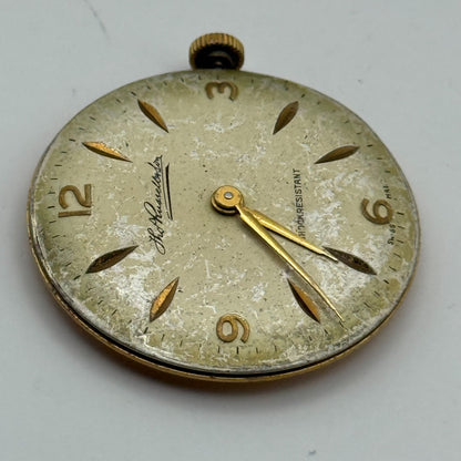 Buser 15A Thomas Russell & Son Watch Movement Running Manual Wind Parts 29.8mm
