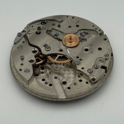 Landeron Brevet Watch Movement Chronograph Vintage Incomplete Parts Swiss 31.7mm