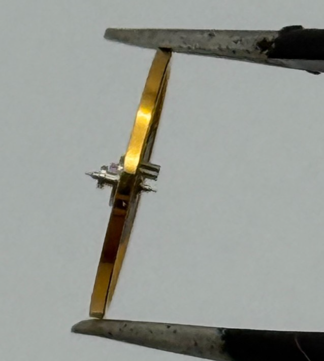 ETA 2390 Balance Wheel Complete And Spring  1599 M Watch Movement Parts NOS