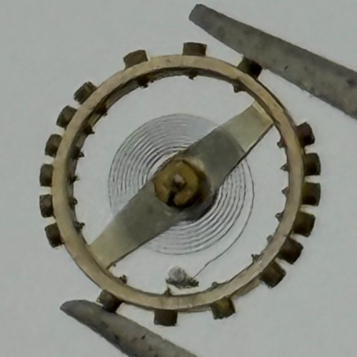 AS 976 1012 Balance Wheel Complete And Spring  29 M Watch Movement Parts NOS