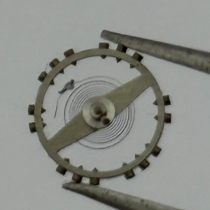 AS 1051 Balance Wheel Complete And Spring 5¼''' 34 M Watch Movement Parts NOS