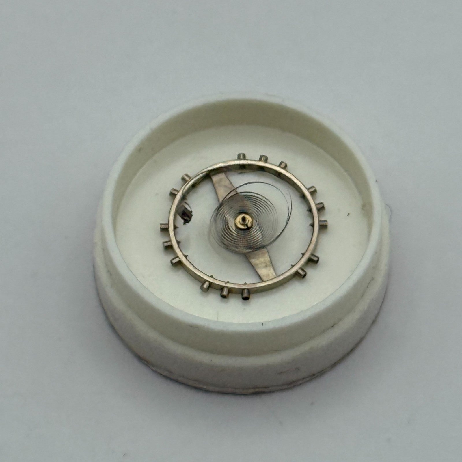 Felsa 4000 4010 Inca Balance Wheel Complete And Spring 1435 Watch Movement Parts
