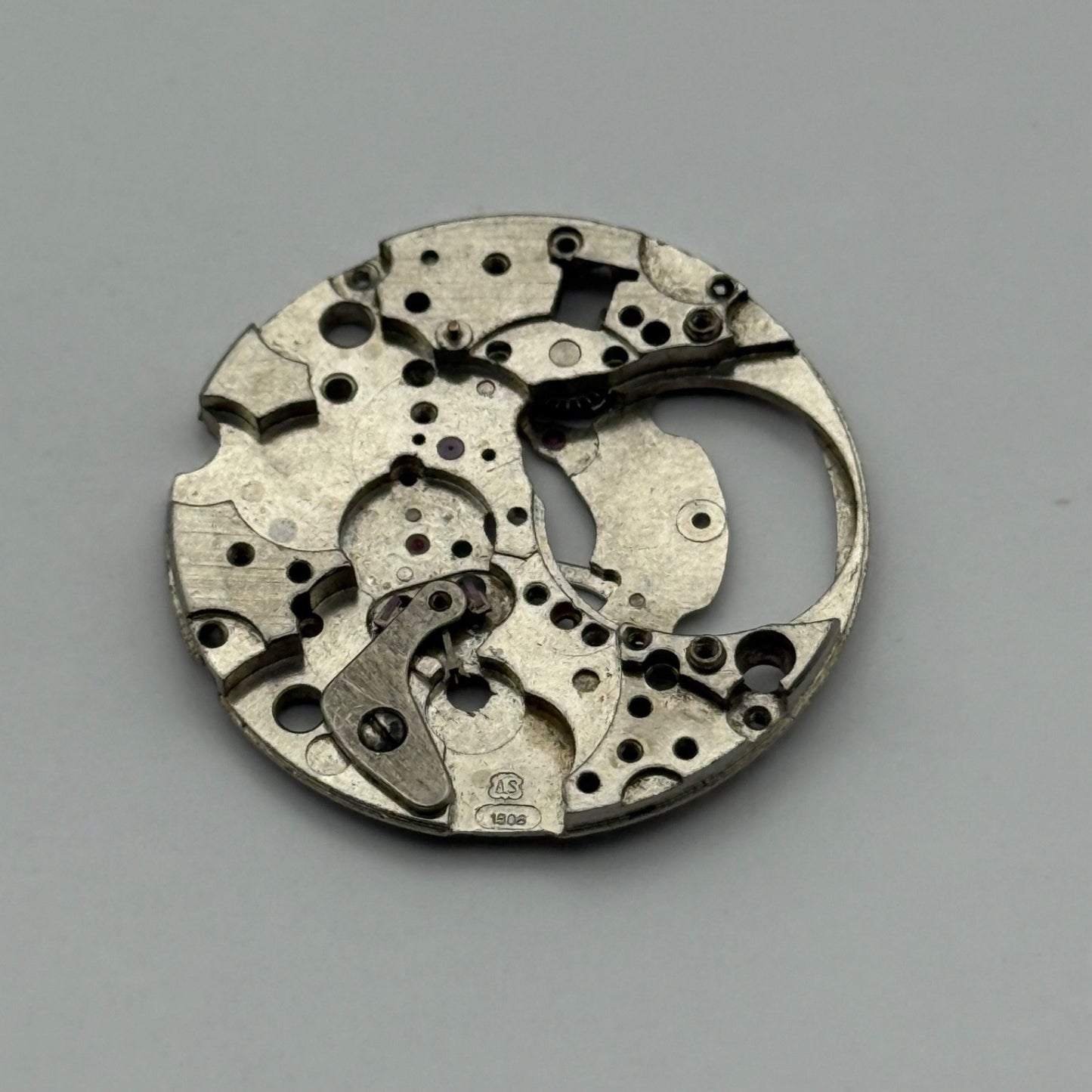 AS 1906 Watch Movement Main Plate Automatic Vintage Swiss Parts Repair 25.9mm