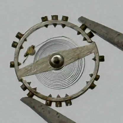 Peseux 100 Balance Wheel Complete And Spring 5 1/4''' 275 Watch Movement Parts 