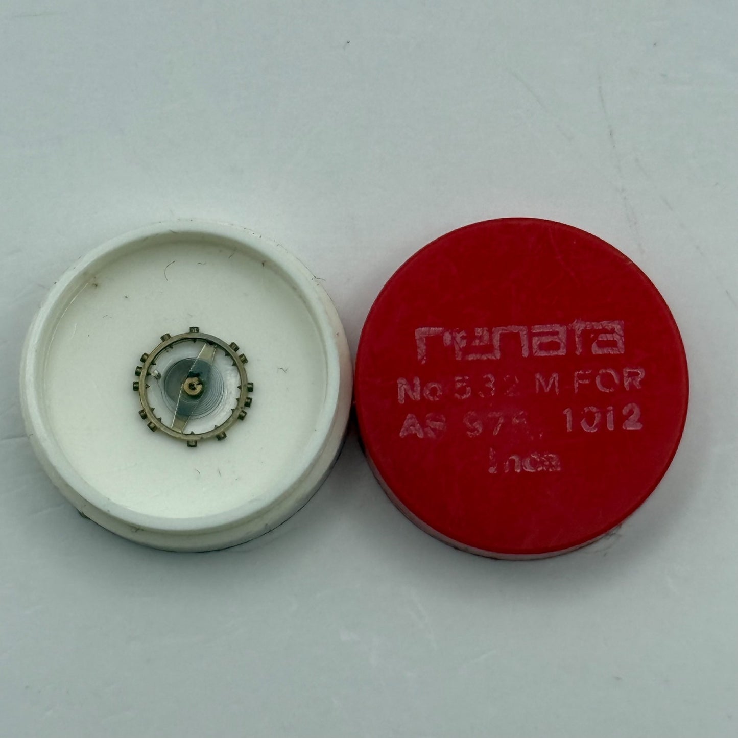 AS 976 1012 Balance Wheel Complete And Spring Inca 532 M Watch Movement Parts