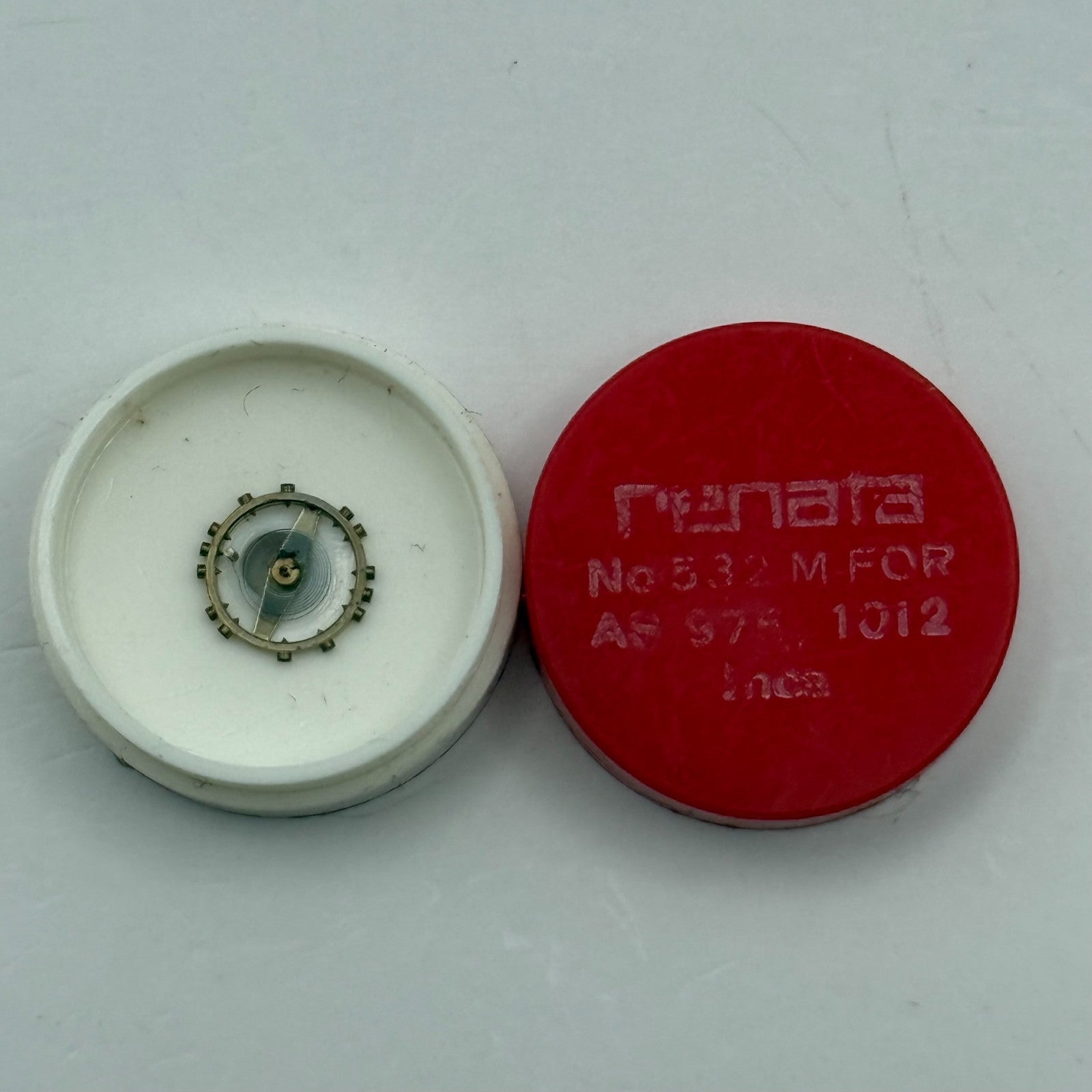 AS 976 1012 Balance Wheel Complete And Spring Inca 532 M Watch Movement Parts