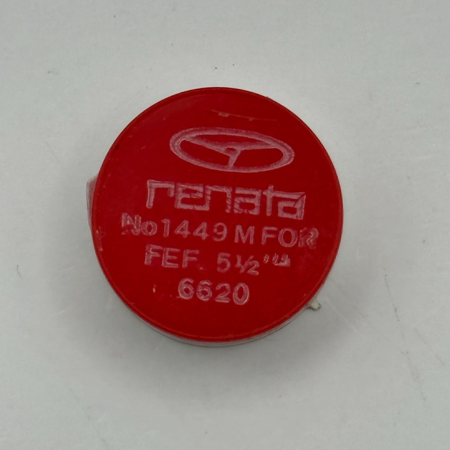 FEF 6620 Balance Wheel Complete And Spring 5½’’’ 1449 M Watch Movement Parts NOS