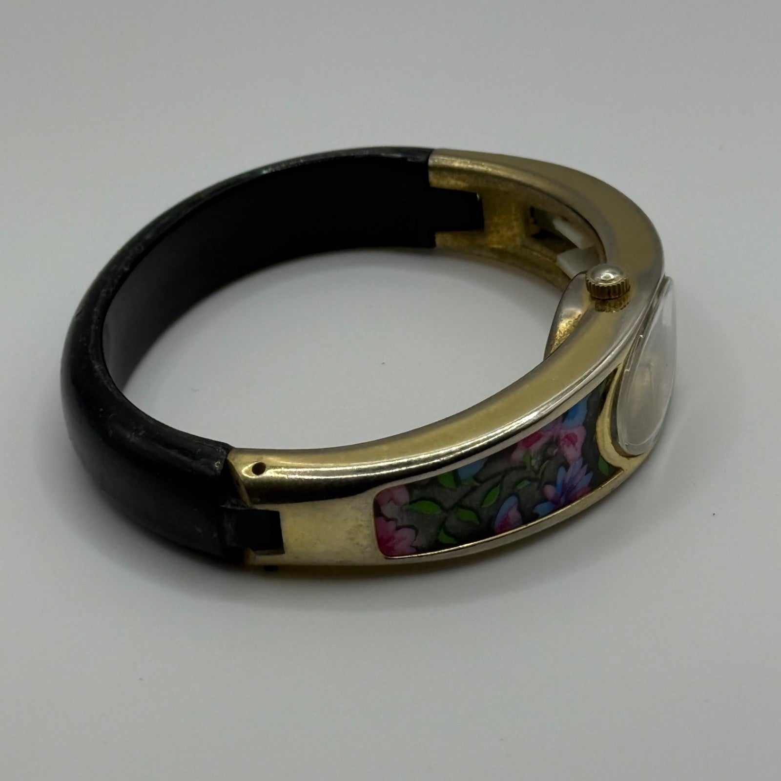 17mm Vintage Floral Flower Antimagnetic Manual Wind Bangle Watch PARTS / REPAIR