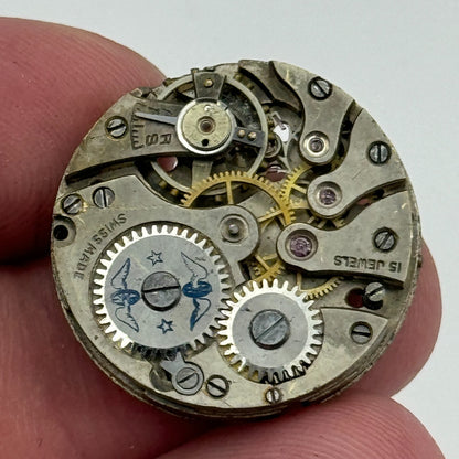 23.6mm Rotary As A Schild 15 Jewels Swiss Manual Wind Watch Movement PARTS