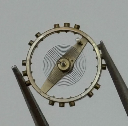 Derby 40 Balance Wheel Complete And Spring 8 3/4’’’ 102 M Watch Movement Parts