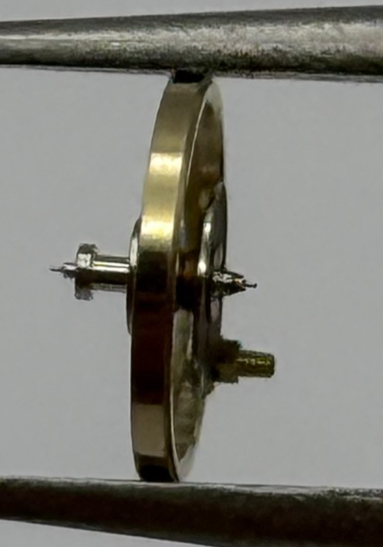 Ebosa 86 87 Balance Wheel Complete And Spring 8¾’’’ 1249 Watch Movement Parts 