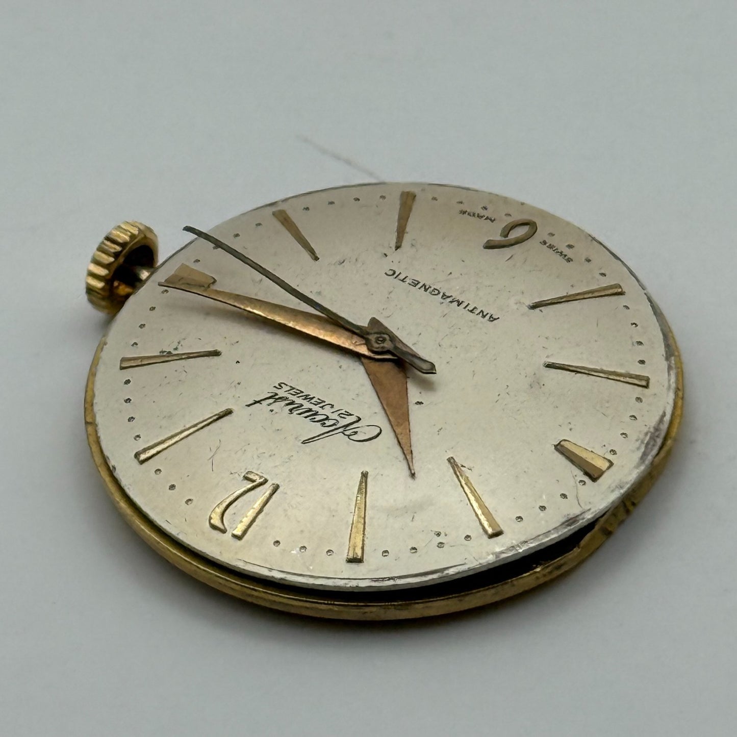 ETA 2390 Watch Movement Accurist Manual Wind Vintage Swiss Parts Repair 29.5mm