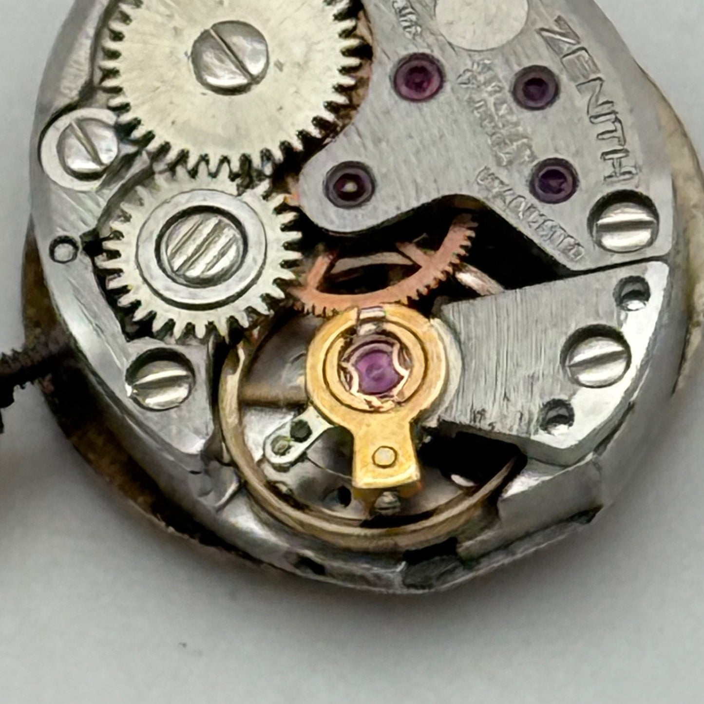 13mm Vintage Zenith 16.5 Movado Ladies Manual Wind Watch Movement PARTS / REPAIR