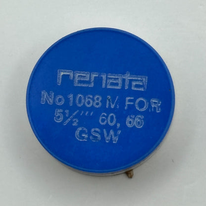 GSW 60 66 Balance Wheel Complete And Spring 5 1/2''' 1068 M Watch Movement Parts