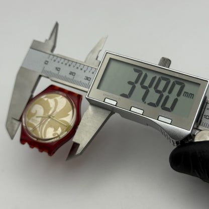 33mm Vintage 1990 Swatch GR106 Louis Watch UNTESTED PARTS REPAIR
