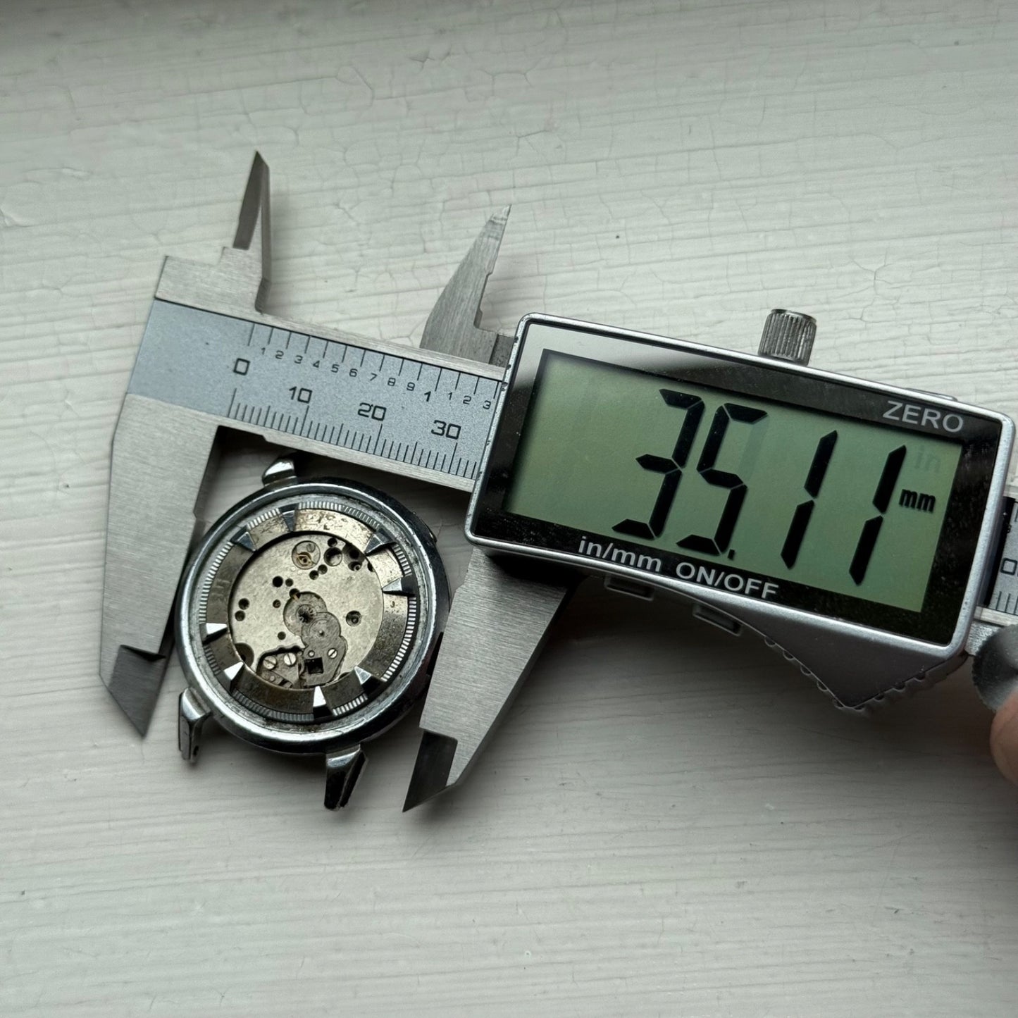 35mm Vintage Soviet Kirovskie Crab Style USSR Manual Wind Watch PARTS / REPAIR