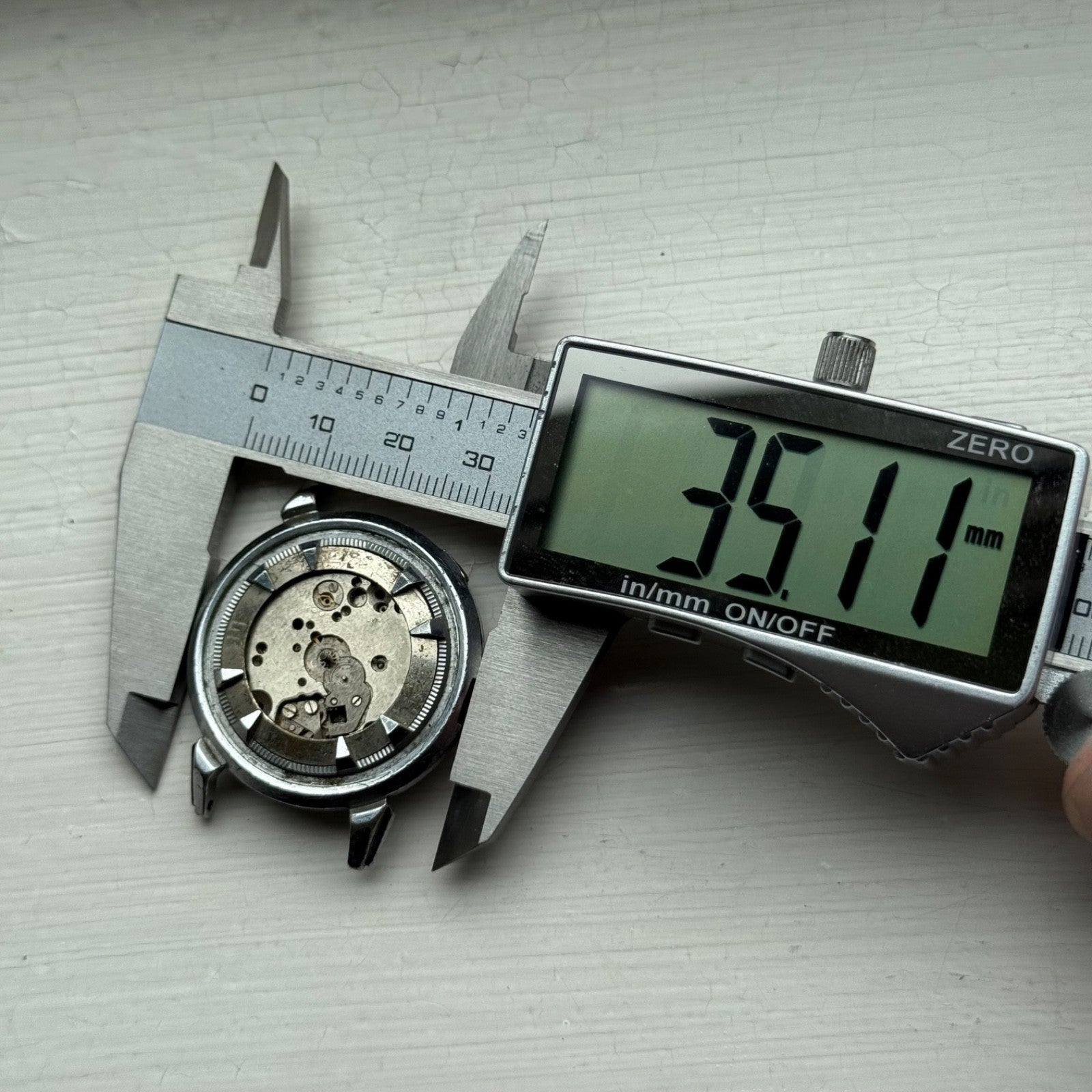 35mm Vintage Soviet Kirovskie Crab Style USSR Manual Wind Watch PARTS / REPAIR