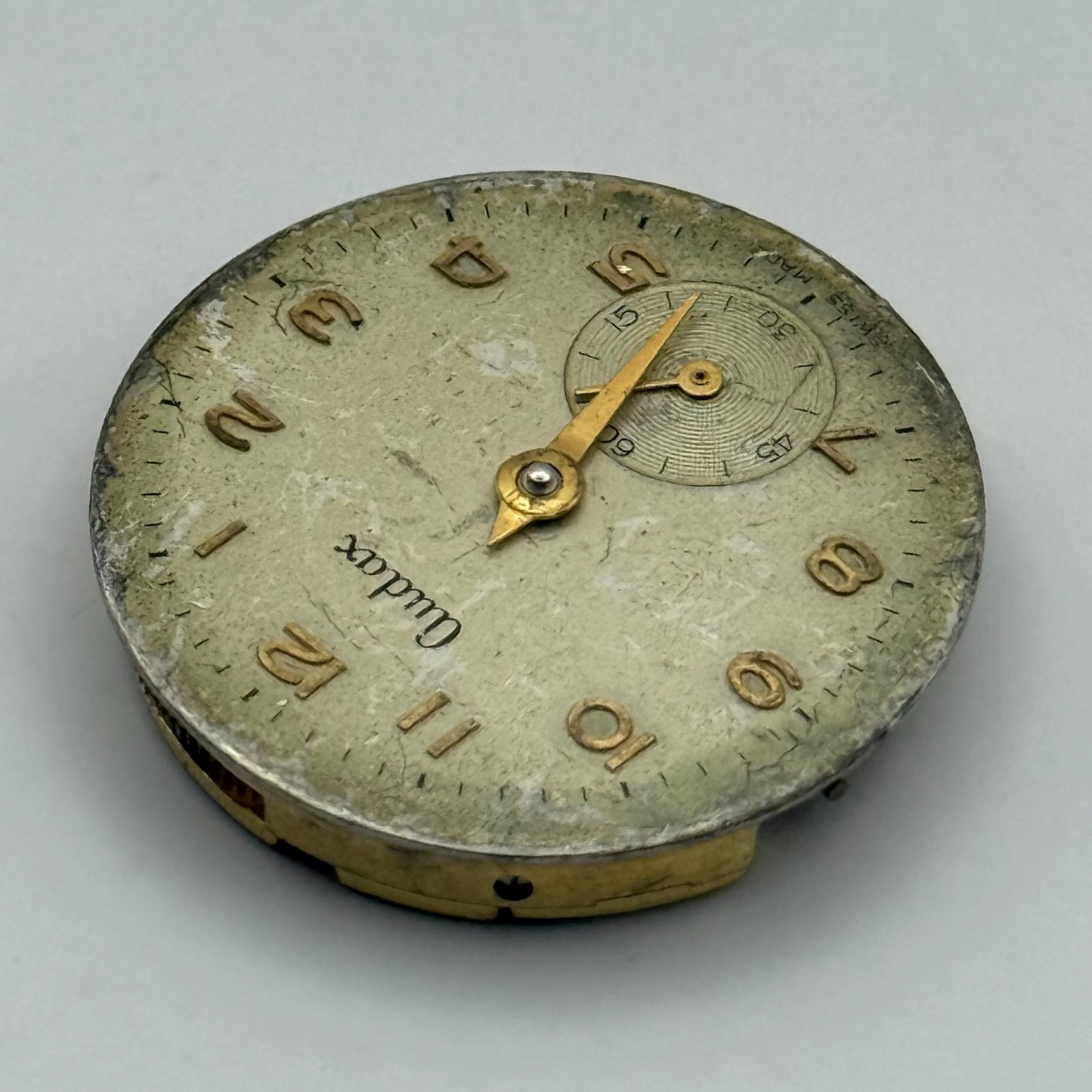 Audax 180 Watch Movement Manual Wind Vintage Swiss Parts Repair Spares 24.4mm