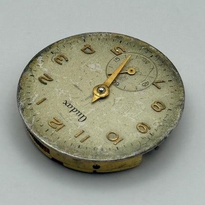 Audax 180 Watch Movement Manual Wind Vintage Swiss Parts Repair Spares 24.4mm