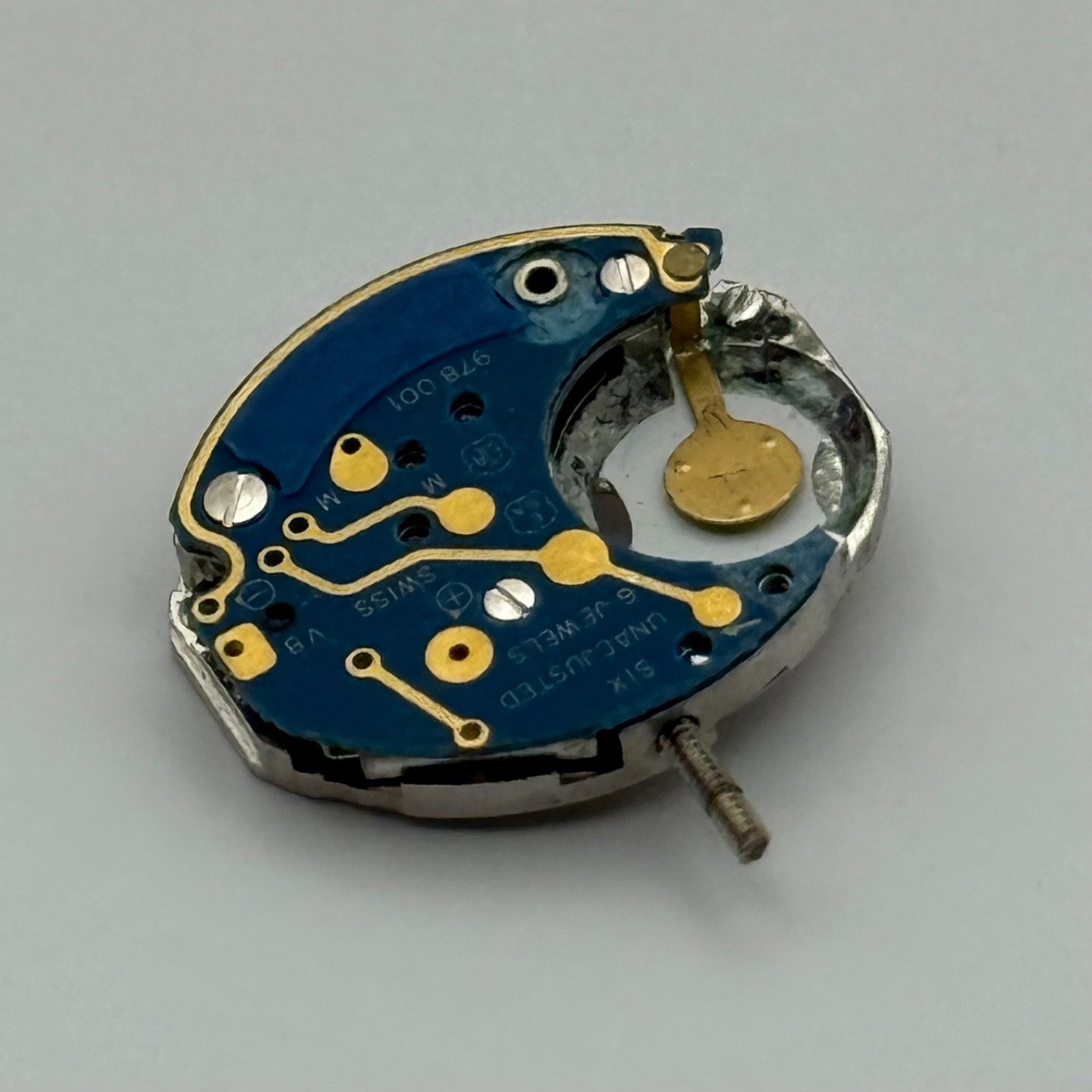 ETA 978.001 Quartz Watch Movement Incomplete Swiss Ladies Vintage Parts Repair