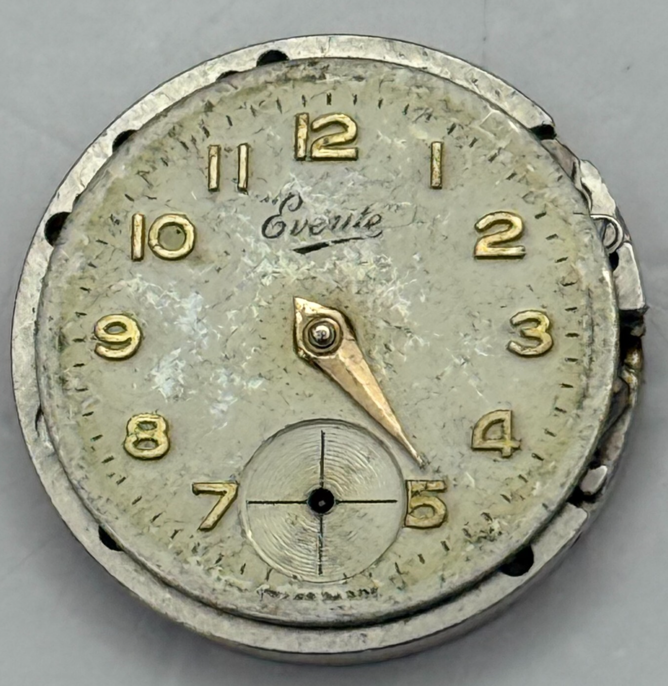 19.7mm Vintage Everite Unitas UT 630 Manual Wind Watch Movement PARTS REPAIR