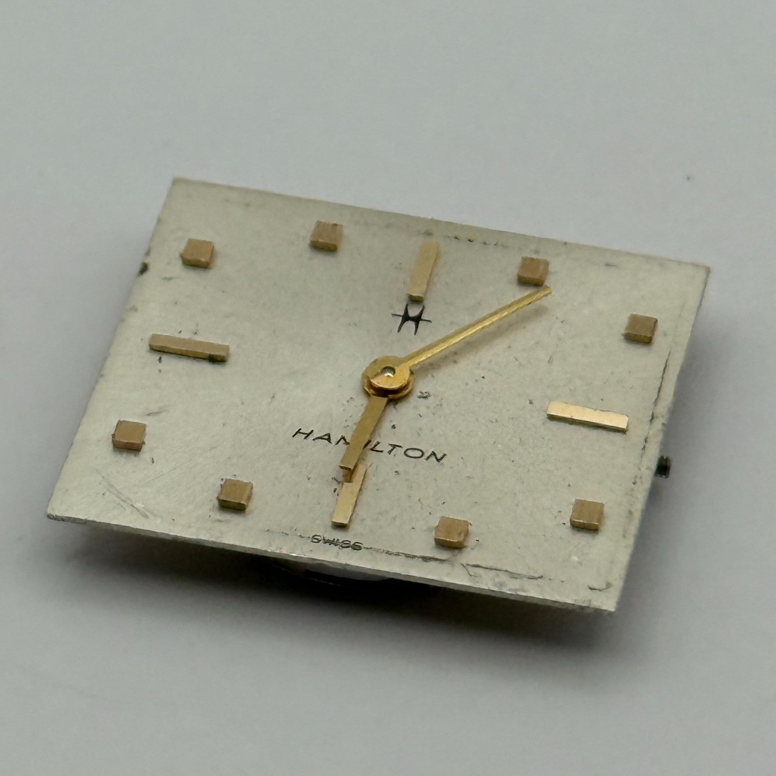 Hamilton C80 Watch Movement Manual Wind Vintage Swiss Parts Repair Spares 17.4mm