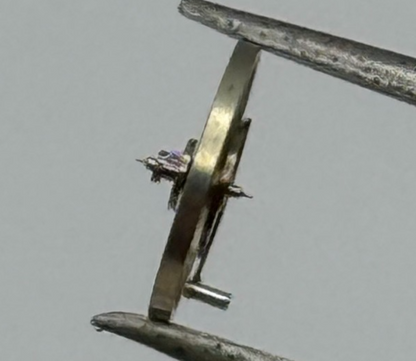 AS 976 1012 Balance Wheel Complete And Spring  29 M Watch Movement Parts NOS