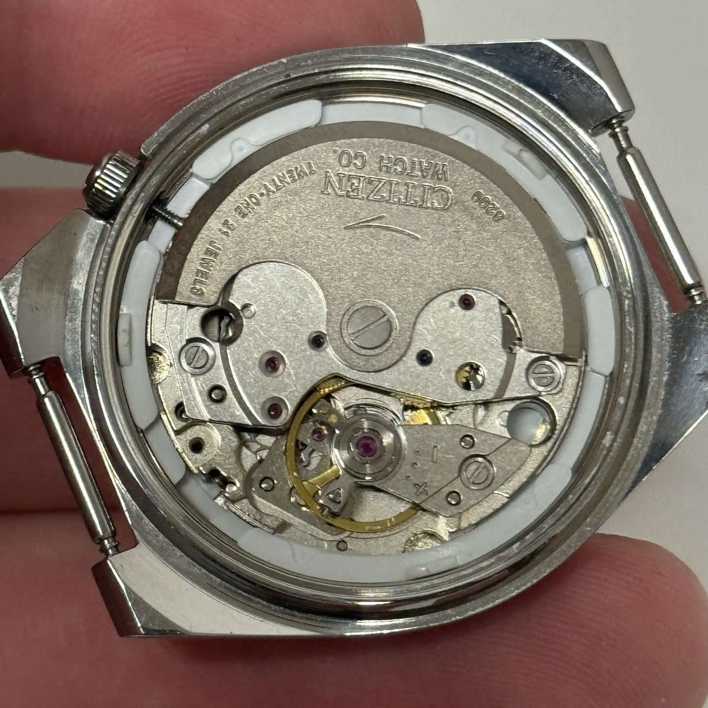 35mm Citizen 8200 Eagle 7 Automatic 4-R35314 Vintage Watch To Restore Arabic