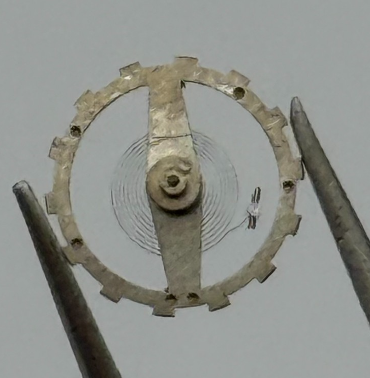 Brac 2021 2051 Balance Wheel Complete And Spring 69 M Watch Movement Parts NOS