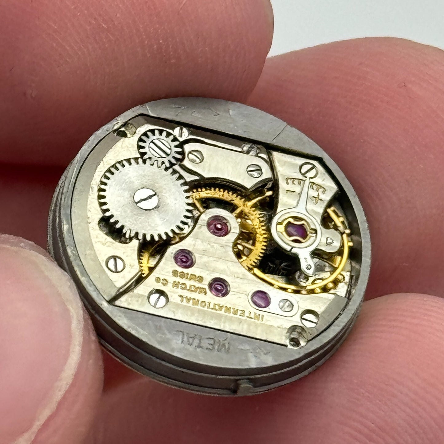 19mm International Watch Co IWC Cal C.41 Manual Wind Swiss Watch Movement PARTS