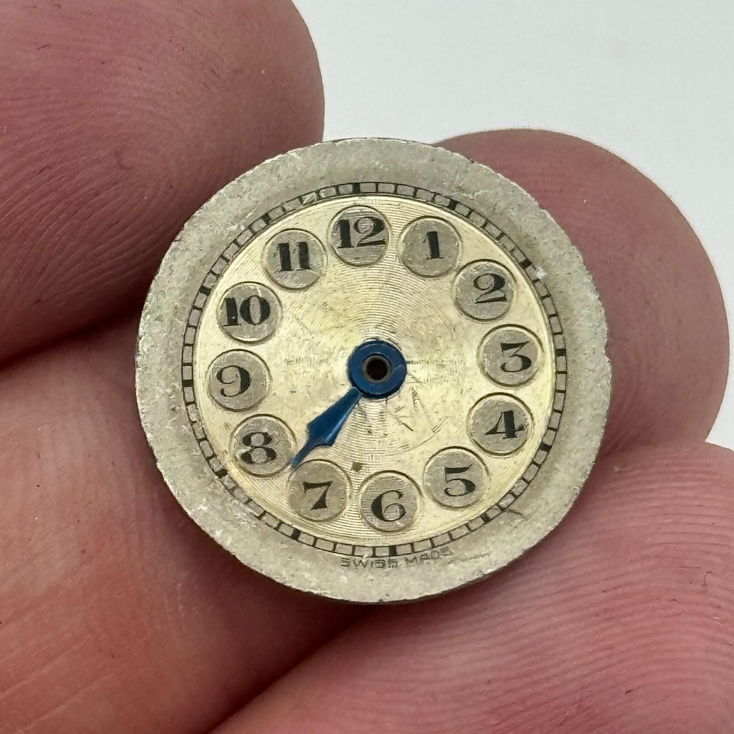 19.7mm FHF 61 Balance Ok Manual Wind Watch Movement Swiss Vintage PARTS SPARES
